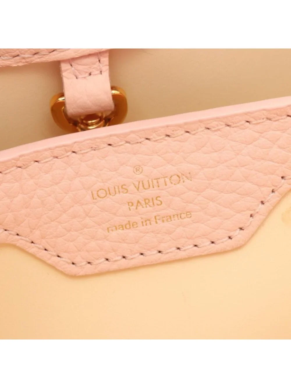 Louis Vuitton Handbag Capucines BB 2-Way Pink Leather